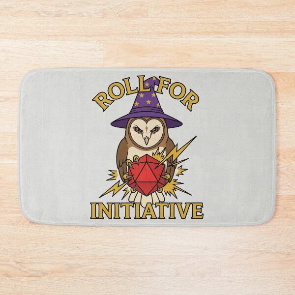 Item preview, Roll For Initiative - Wizard Owl D20 designed and sold by DigitalGlade.