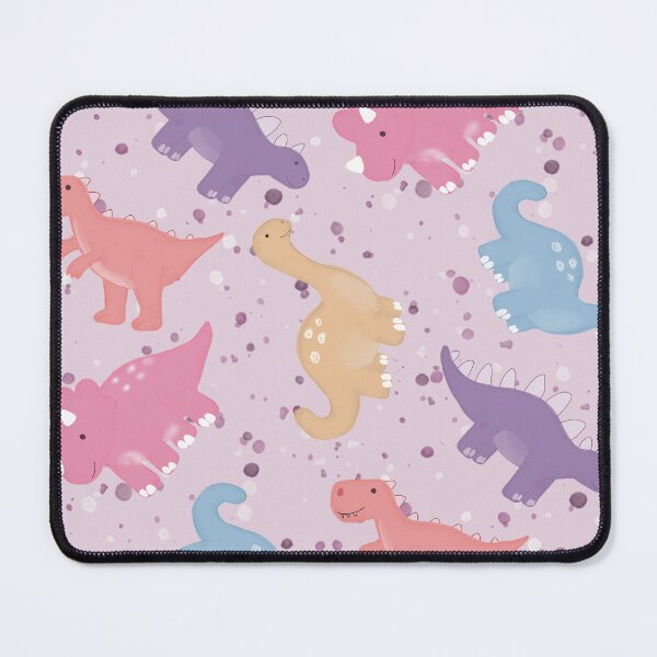 Item preview, Pastel Pink Kawaii Dinosaur Nursery Pattern designed and sold by Seamlessly Buffalo.
