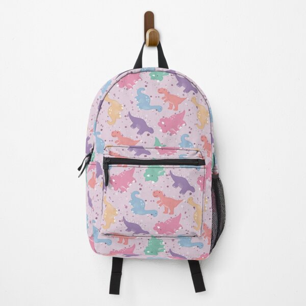 Item preview, Pastel Pink Kawaii Dinosaur Nursery Pattern designed and sold by Seamlessly Buffalo.