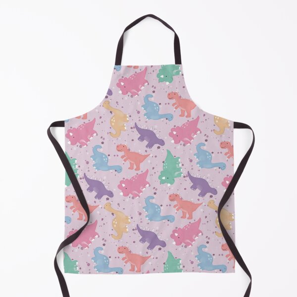 Item preview, Pastel Pink Kawaii Dinosaur Nursery Pattern designed and sold by Seamlessly Buffalo.