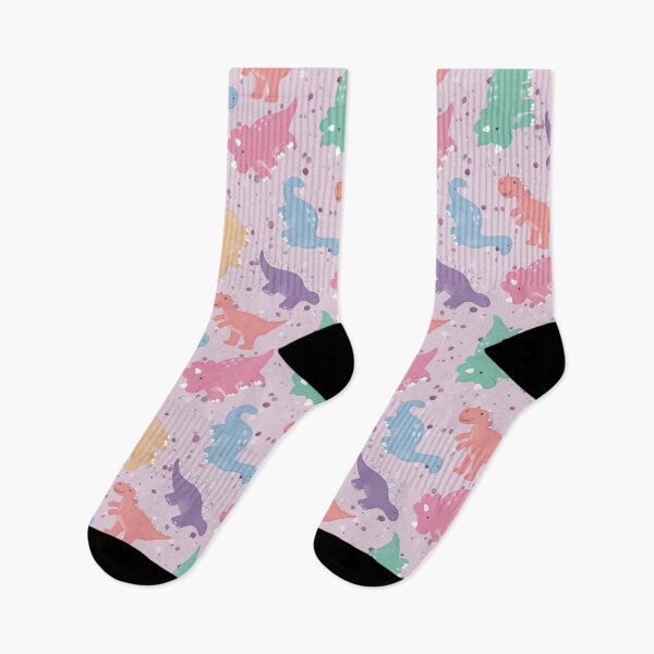 Item preview, Pastel Pink Kawaii Dinosaur Nursery Pattern designed and sold by Seamlessly Buffalo.
