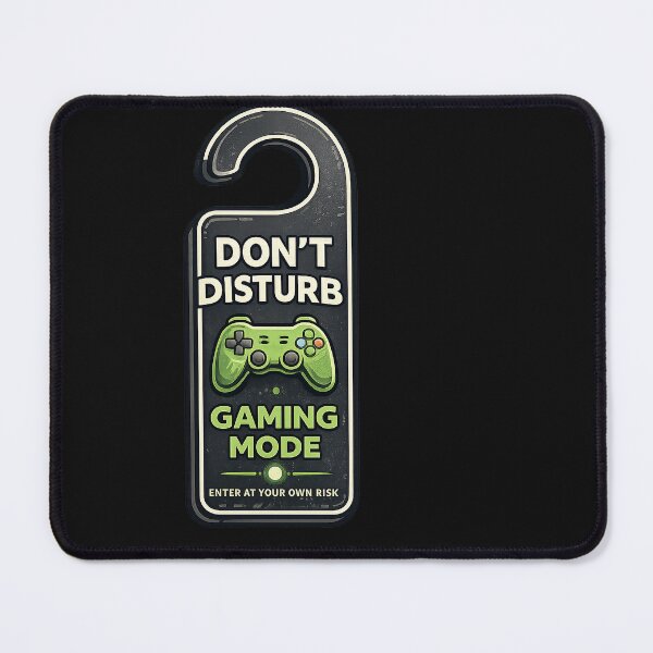 Item preview, Gaming Mouse – Tiny gamer. Don't disturb. Gaming mode. designed and sold by Natart1004.