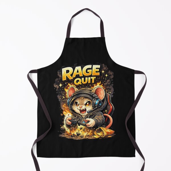Item preview, Gaming Mouse – Tiny gamer. Rage quit. designed and sold by Natart1004.