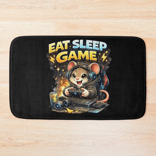 Item preview, Gaming Mouse – Tiny gamer. Eat. Sleep. Game. designed and sold by Natart1004.