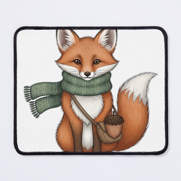 Item preview, Fox Cub with Soft Scarf and Satchel designed and sold by pumsquare.