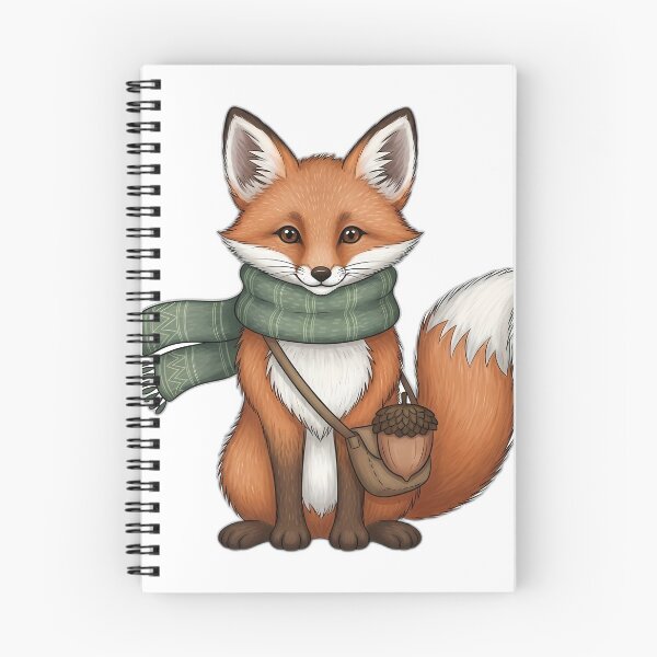 Item preview, Fox Cub with Soft Scarf and Satchel designed and sold by pumsquare.