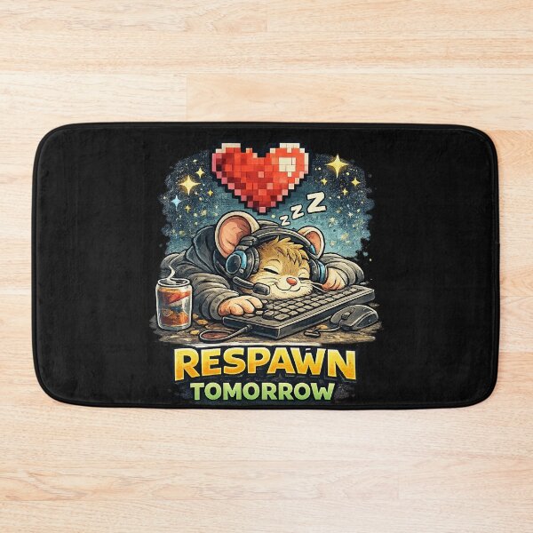 Item preview, Gaming Mouse – Tiny gamer. Respawn tomorrow. designed and sold by Natart1004.