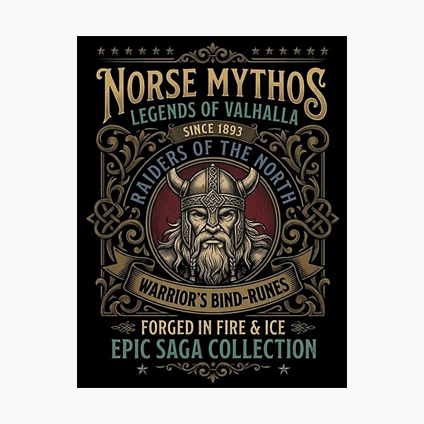 Item preview, Norse Mythos – Legends of Valhalla designed and sold by Dogandesighn.