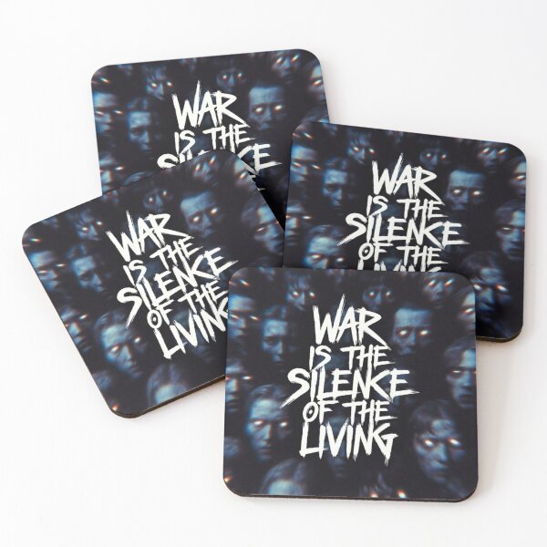 Item preview, War is the Silence of the Living - Dark Activism Art designed and sold by MakarenaCreate.