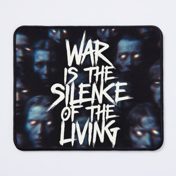 Item preview, War is the Silence of the Living - Dark Activism Art designed and sold by MakarenaCreate.
