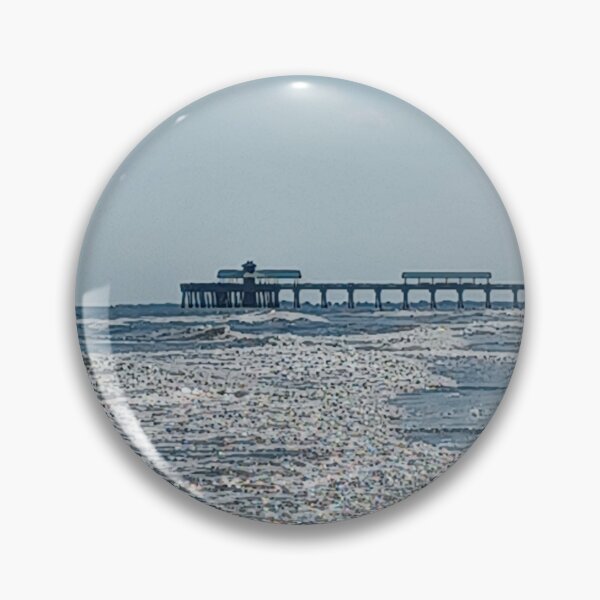 Item preview, Folly Beach Pier Photo designed and sold by chucktownjax.