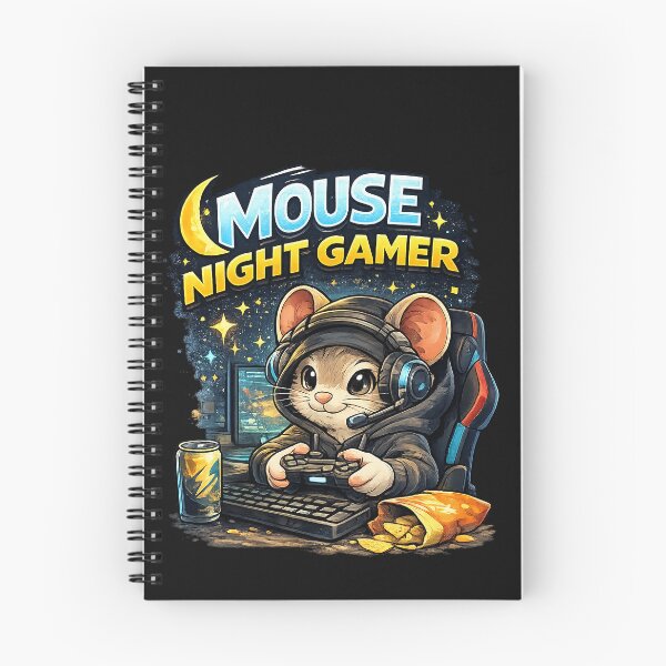 Item preview,  Gaming Mouse – Tiny gamer. Mouse - night gamer. designed and sold by Natart1004.