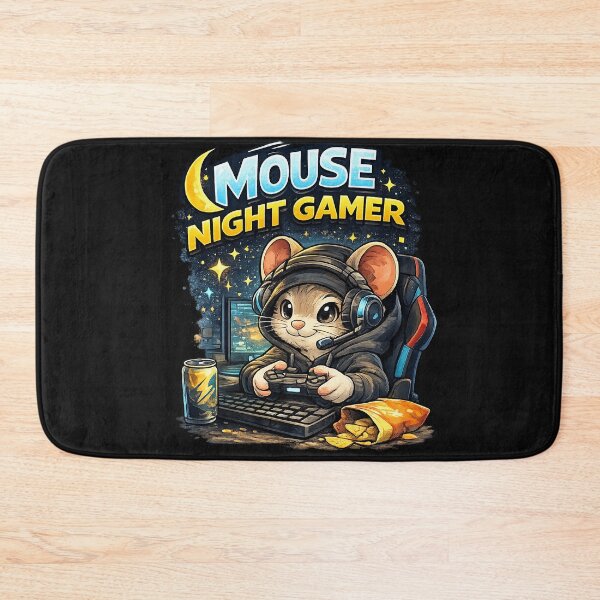 Item preview,  Gaming Mouse – Tiny gamer. Mouse - night gamer. designed and sold by Natart1004.