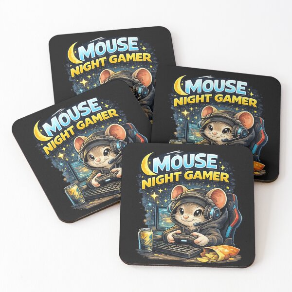 Item preview,  Gaming Mouse – Tiny gamer. Mouse - night gamer. designed and sold by Natart1004.