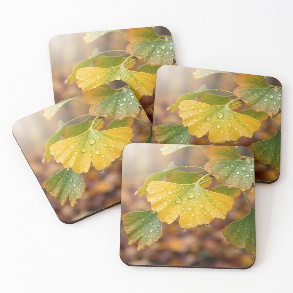 Item preview, Ginkgo Leaves in the Rain designed and sold by Tridentulus.