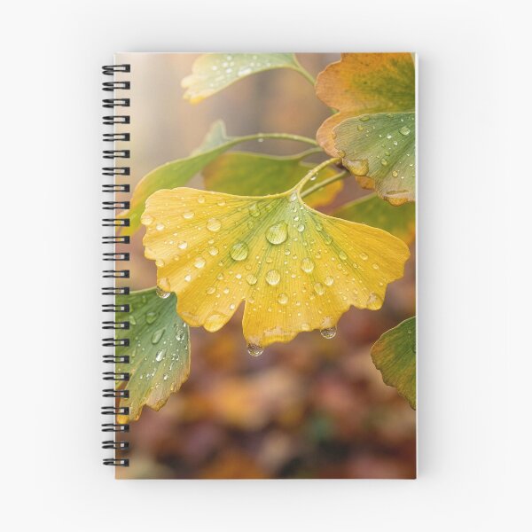 Item preview, Ginkgo Leaves in the Rain designed and sold by Tridentulus.