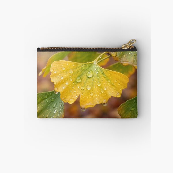 Item preview, Ginkgo Leaves in the Rain designed and sold by Tridentulus.