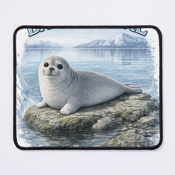 Item preview, Baikal Seal – Cute Lake Baikal Seal Illustration designed and sold by shellymope.