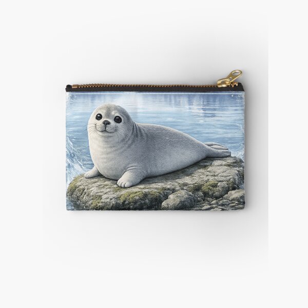 Item preview, Baikal Seal – Cute Lake Baikal Seal Illustration designed and sold by shellymope.