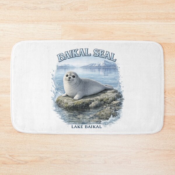 Item preview, Baikal Seal – Cute Lake Baikal Seal Illustration designed and sold by shellymope.