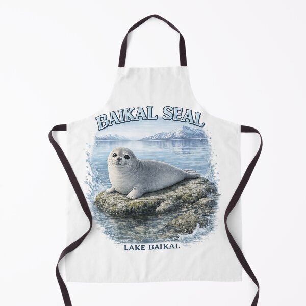 Item preview, Baikal Seal – Cute Lake Baikal Seal Illustration designed and sold by shellymope.