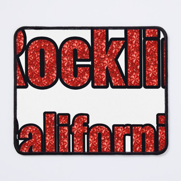 Item preview, Rocklin California City Name With Red Rhinestone designed and sold by TheIconSmith.