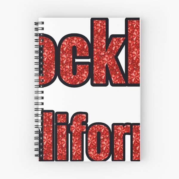 Item preview, Rocklin California City Name With Red Rhinestone designed and sold by TheIconSmith.