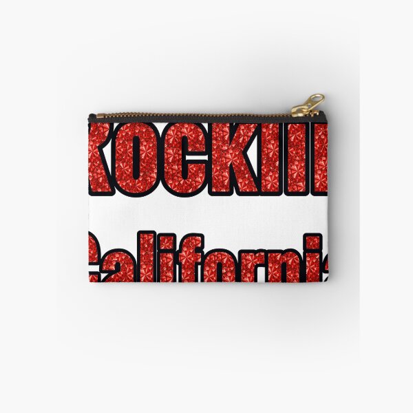 Item preview, Rocklin California City Name With Red Rhinestone designed and sold by TheIconSmith.
