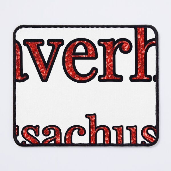 Item preview, Haverhill Massachusetts City Name With Red Rhinestone designed and sold by TheIconSmith.