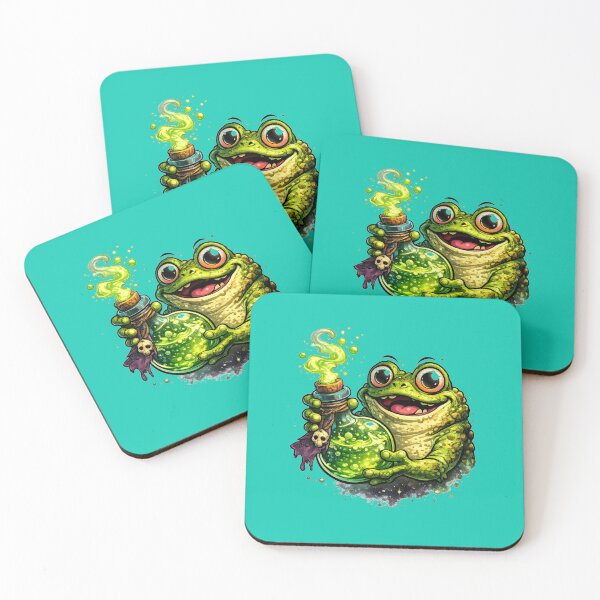 Item preview, Mischievous frog and mysterious potion designed and sold by FroggyOnly.