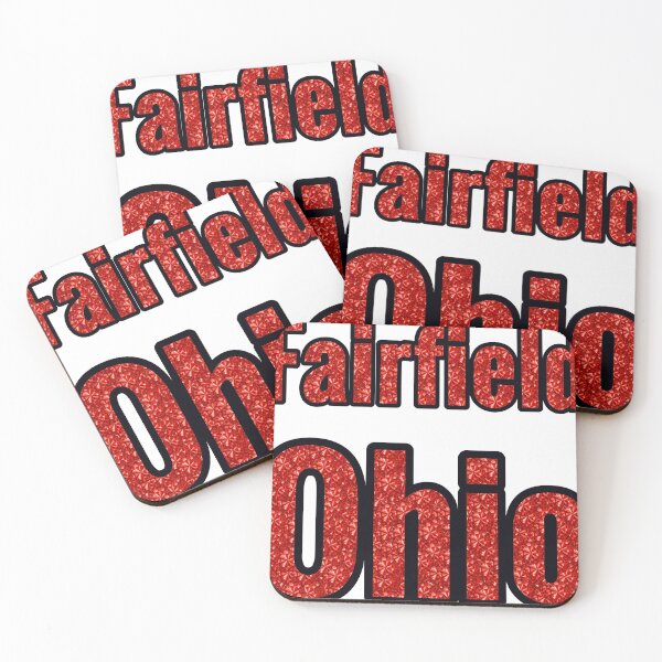 Item preview, Fairfield Ohio City Name With Red Rhinestone designed and sold by TheIconSmith.