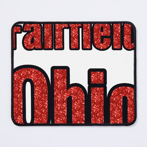 Item preview, Fairfield Ohio City Name With Red Rhinestone designed and sold by TheIconSmith.