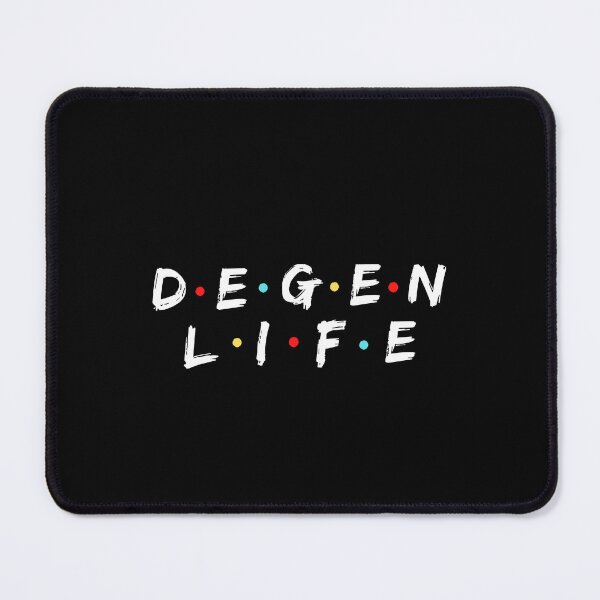 Item preview, Degen Life Parody Logo Shirt | Funny Crypto Trader Meme designed and sold by brookelynette.