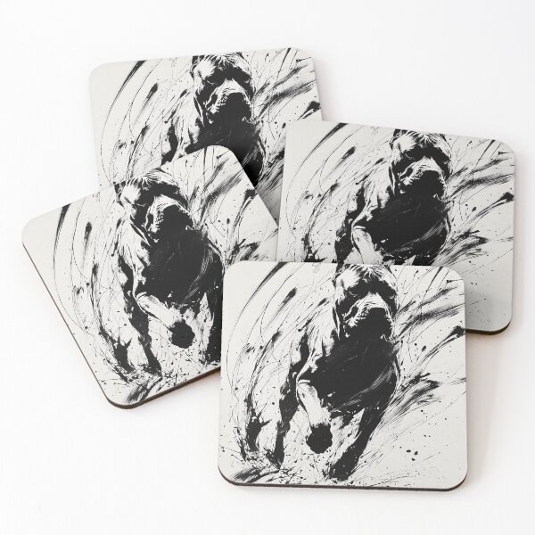 Item preview, Dynamic Ink Splatter cane corso designed and sold by lautir.