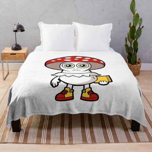 Item preview, Cute Mushroom Student Holding Book Cartoon Vector Illustration designed and sold by FungiKaboul.
