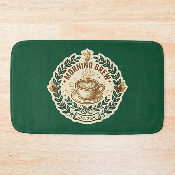Item preview, MORNING BREW - Luxury Vintage Coffee Emblem Design designed and sold by WowDezign.