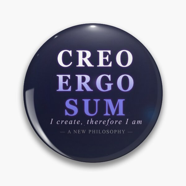 Item preview, Creo ergo sum designed and sold by Laundry Ghost Productions.