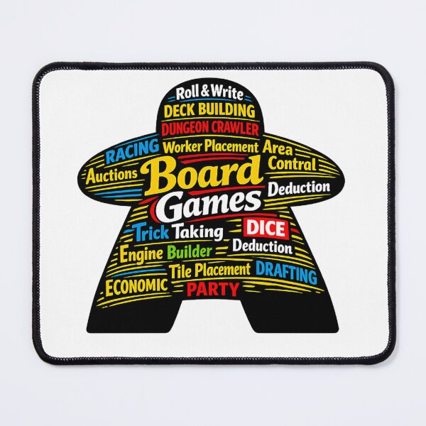Item preview, Meeple Board Game Genres designed and sold by MatthewTSherrod.