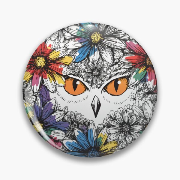 Item preview, Floral Mandala Art owl – Intricate Flower Mandala Design designed and sold by Anime9122.