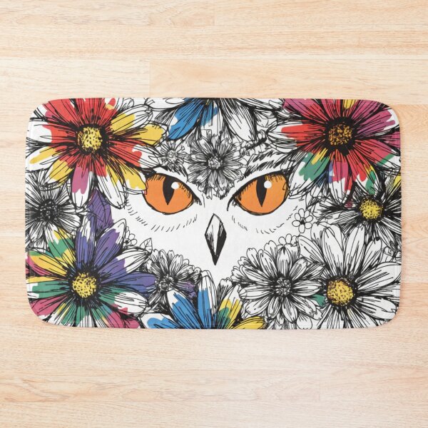 Item preview, Floral Mandala Art owl – Intricate Flower Mandala Design designed and sold by Anime9122.