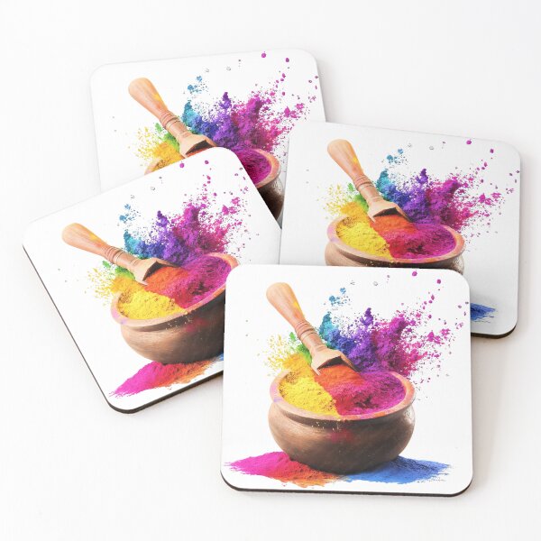 Item preview, Color Explosion Bowl – Vibrant Powder Splash Artistic Festival T-Shirt Design designed and sold by Vervella.