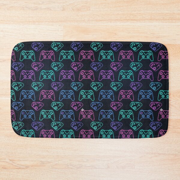 Item preview, Neon Game Controller Pattern designed and sold by StickVerse by Owais.