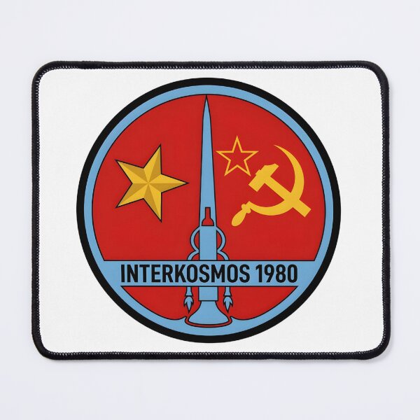 Item preview, Interkosmos 1980 Soviet Space Mission Emblem designed and sold by CharlieDesings.