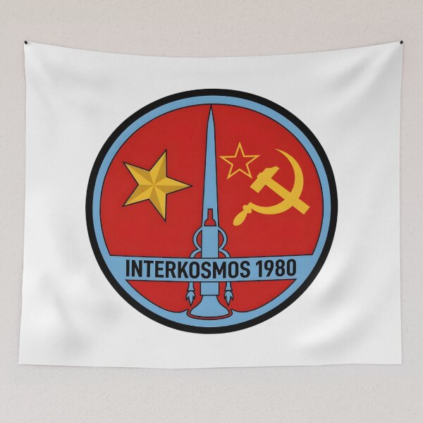 Item preview, Interkosmos 1980 Soviet Space Mission Emblem designed and sold by CharlieDesings.