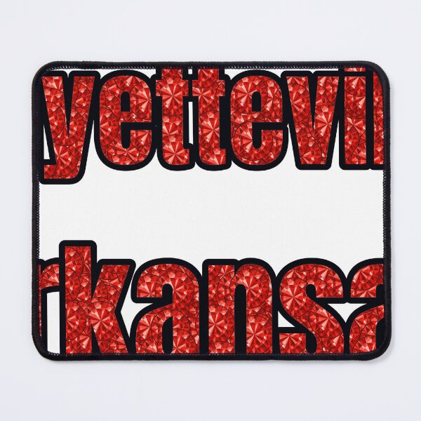 Item preview, Fayetteville Arkansas City Name With Red Rhinestone designed and sold by TheIconSmith.