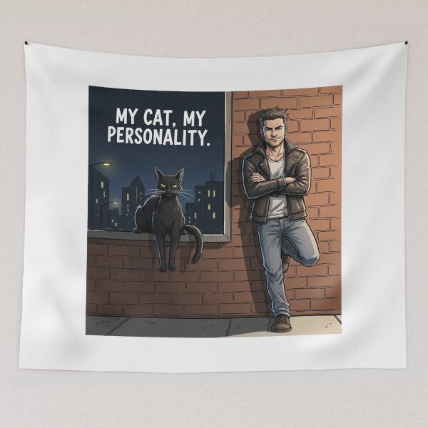 Item preview, My Cat My Personality designed and sold by PetJoyPrintsCO.