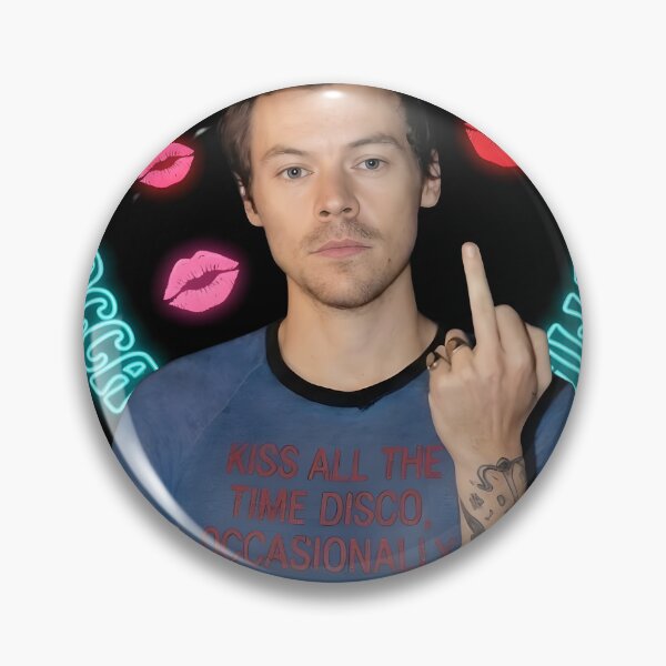 Item preview, Harry Styles  Kiss All The Time Disco Occasionally Neon Graphic designed and sold by Vibe-Vortex.