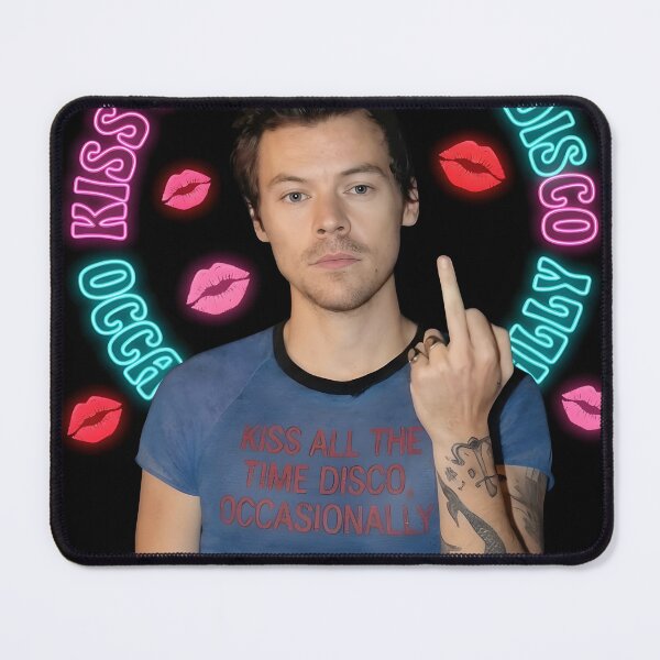 Item preview, Harry Styles  Kiss All The Time Disco Occasionally Neon Graphic designed and sold by Vibe-Vortex.