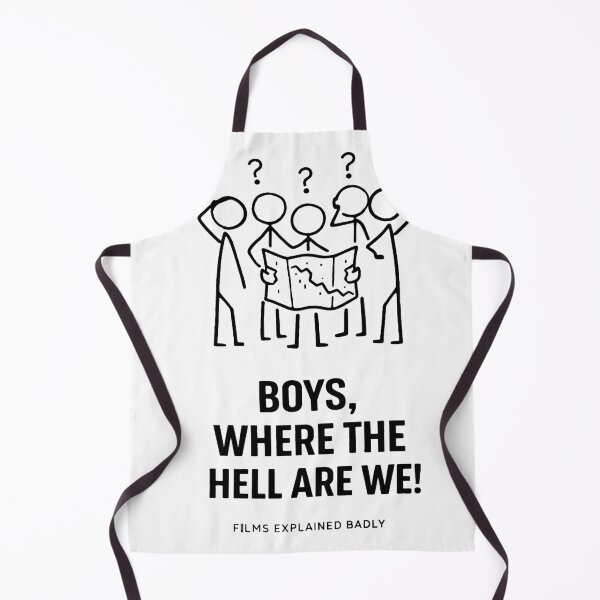 Item preview, Boys Where the Hell Are We – Films Explained Badly Movie Shirt designed and sold by MAF_Merch.