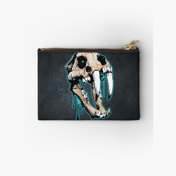 Item preview, Saber Tooth Skull Fossil Illustration designed and sold by artistwill.